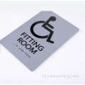 Ada Acrylic Braille signalisation